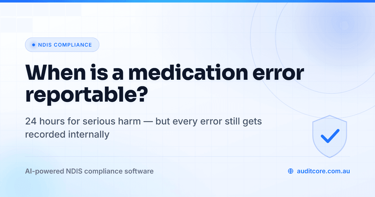 NDIS Medication Management Requirements: A Provider's Guide