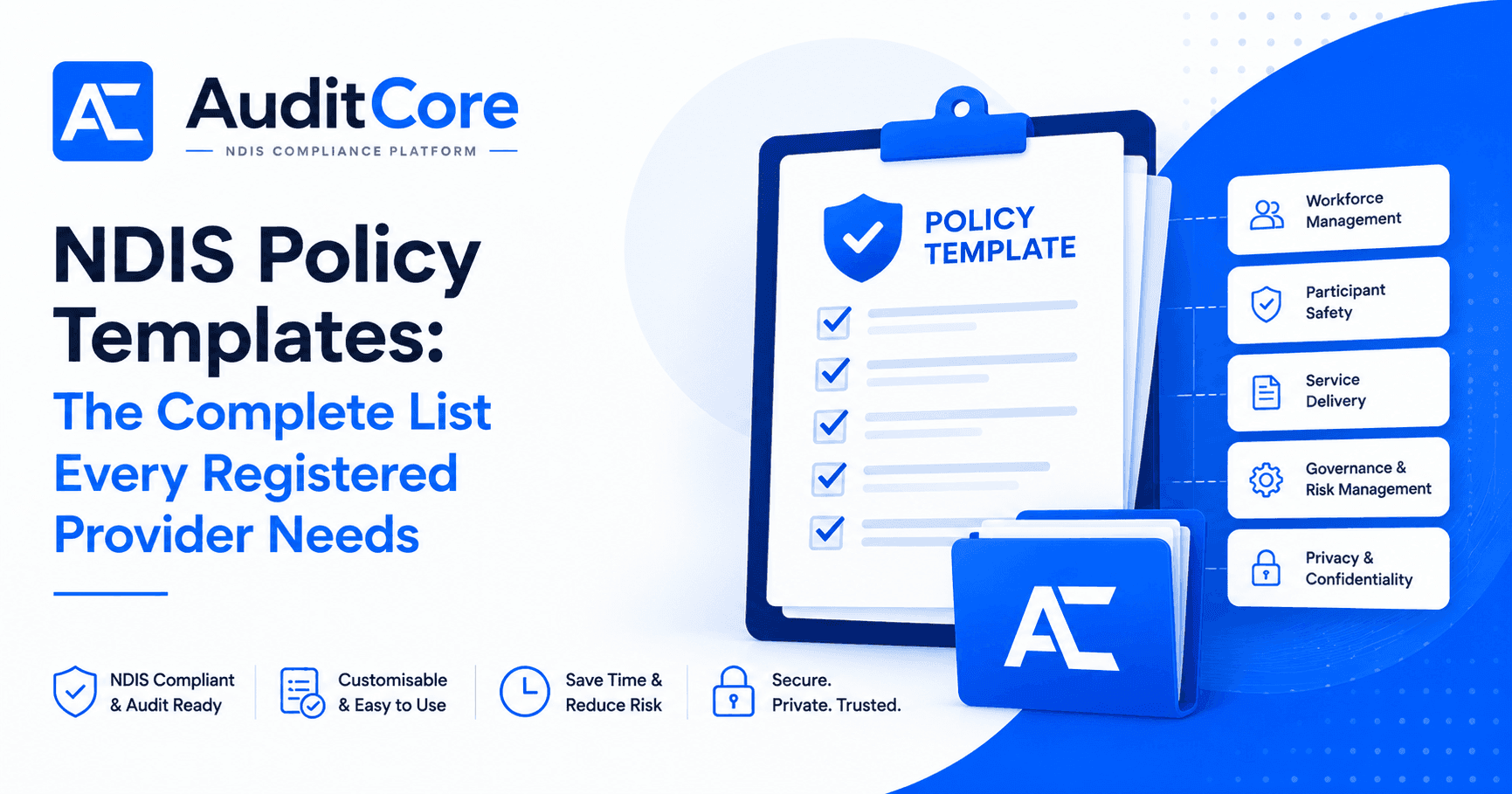NDIS Policy Templates: The Complete List Every Registered Provider Needs